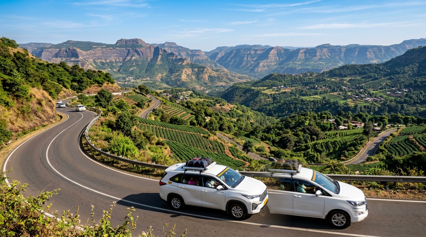 Navi Mumbai to Mahabaleshwar Cab